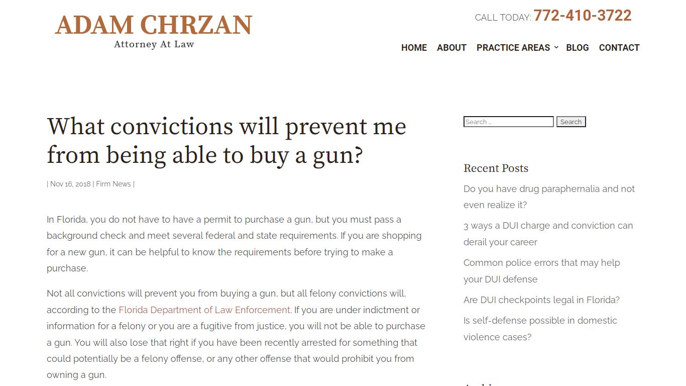 What convictions will prevent me from being able to buy a gun?