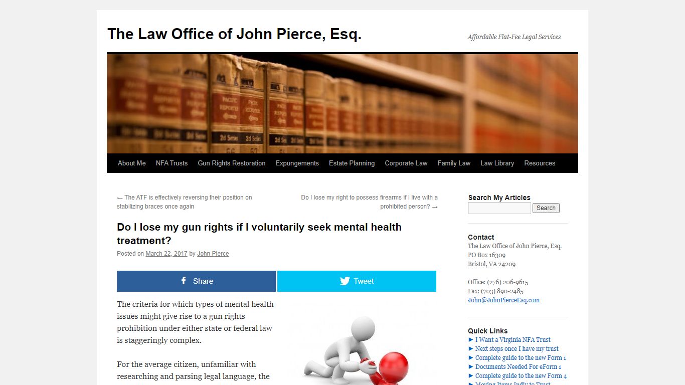 Do I lose my gun rights if I voluntarily seek mental health treatment ...